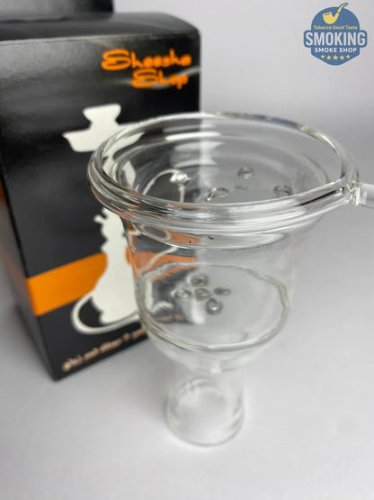 Glass Hookah Head with Molasses Catcher — رأس شيشة زجاج مع مصفاة داخلية