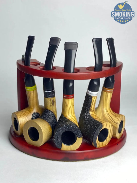 🚬 بايب دابر خشب زيتوني فاخر – Dapper Olive Wood Pipe