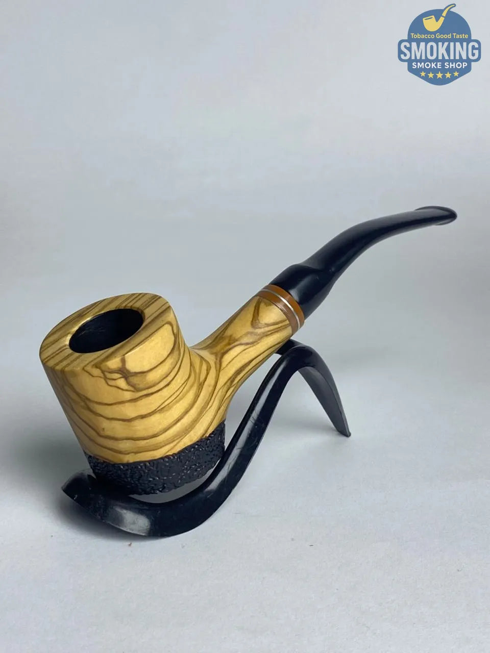 🚬 بايب دابر خشب زيتوني فاخر – Dapper Olive Wood Pipe