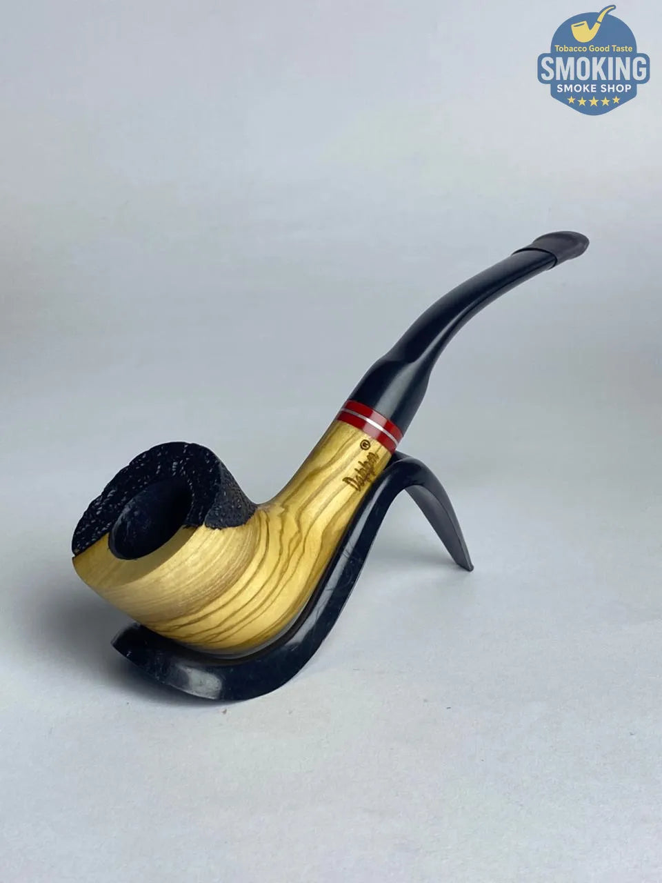 🚬 بايب دابر خشب زيتوني فاخر – Dapper Olive Wood Pipe