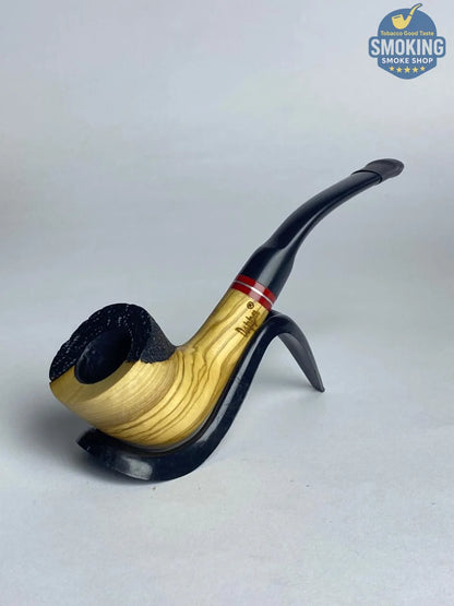🚬 بايب دابر خشب زيتوني فاخر – Dapper Olive Wood Pipe