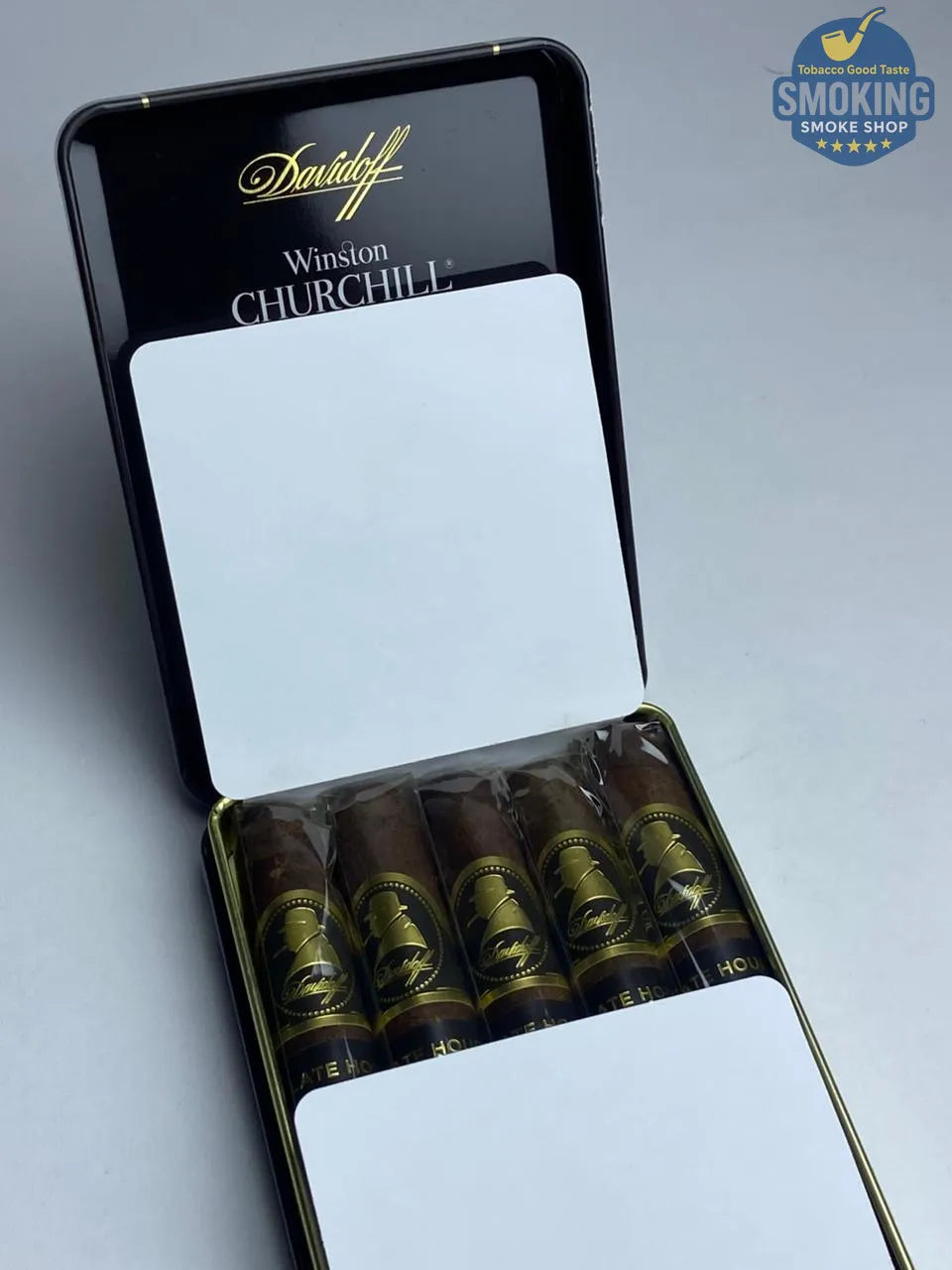 💨 Davidoff Winston Churchill Petit Panetela — سيجار دافيدوف ونستون تشرشل (صغير الحجم)