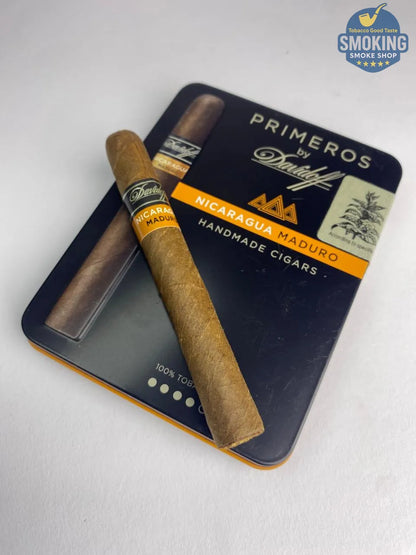 Davidoff Primeros Nicaragua / Nicaragua Maduro ( pack of 6 cigar ) —  دافيدوف بريمرس نيكاراغوا / نيكاراغوا مادورو علبة ( 6 قطع )  🟧🖤🚬