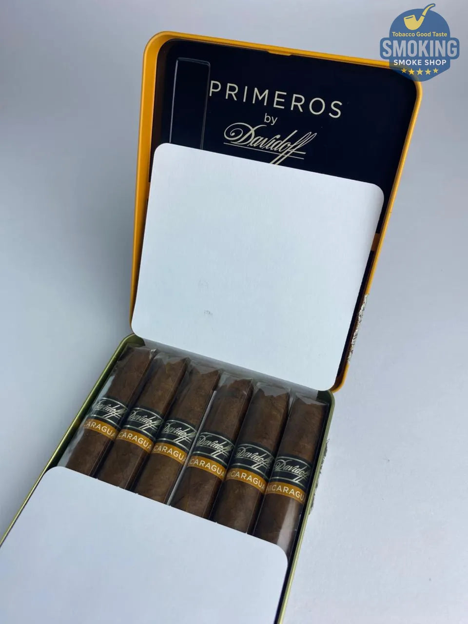 Davidoff Primeros Nicaragua / Nicaragua Maduro ( pack of 6 cigar ) —  دافيدوف بريمرس نيكاراغوا / نيكاراغوا مادورو علبة ( 6 قطع )  🟧🖤🚬