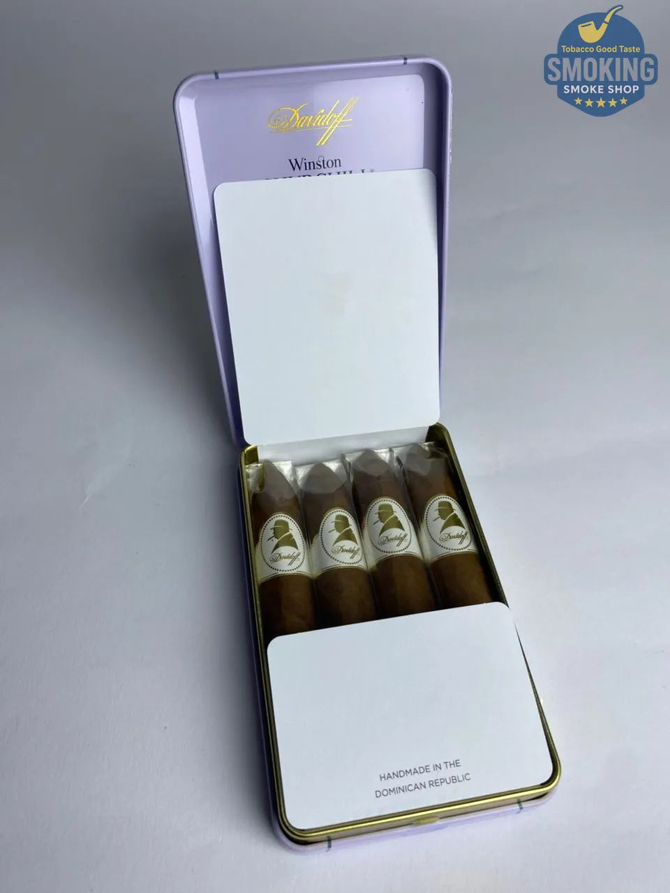 Davidoff Winston Churchill Belicoso (4 Cigars ) — سيجار دافيدوف وينستون تشرشل بيليكوسو ( علبة 4 سيجار ) 