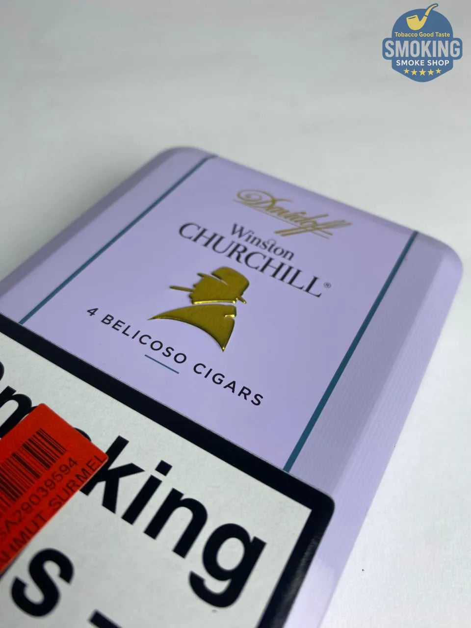 Davidoff Winston Churchill Belicoso (4 Cigars ) — سيجار دافيدوف وينستون تشرشل بيليكوسو ( علبة 4 سيجار ) 