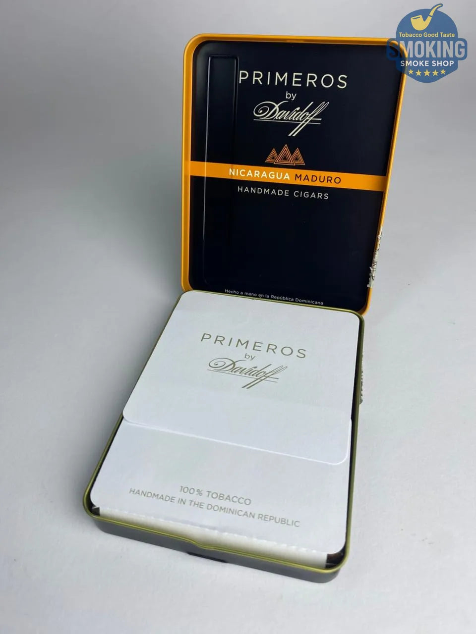 Davidoff Primeros Nicaragua / Nicaragua Maduro ( pack of 6 cigar ) —  دافيدوف بريمرس نيكاراغوا / نيكاراغوا مادورو علبة ( 6 قطع )  🟧🖤🚬