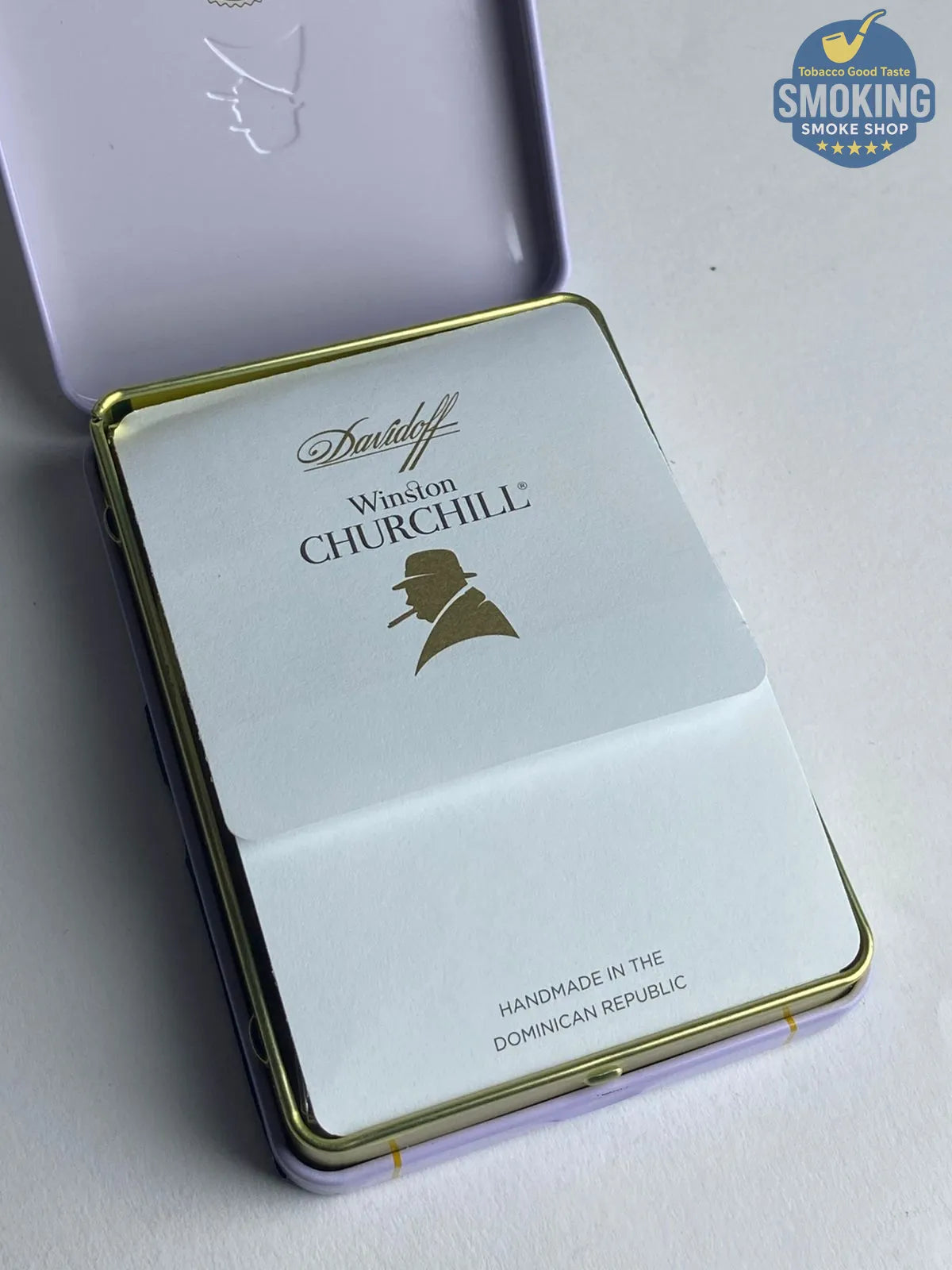 Davidoff Winston Churchill Petit Panetela — سيجار دافيدوف وينستون تشرشل (علبة 5 قطع)