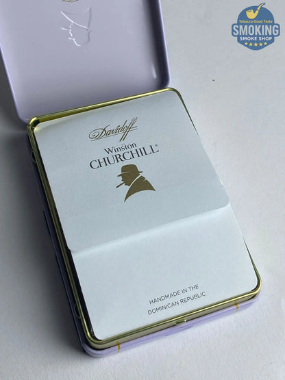 Davidoff Winston Churchill Petit Panetela — سيجار دافيدوف وينستون تشرشل (علبة 5 قطع)