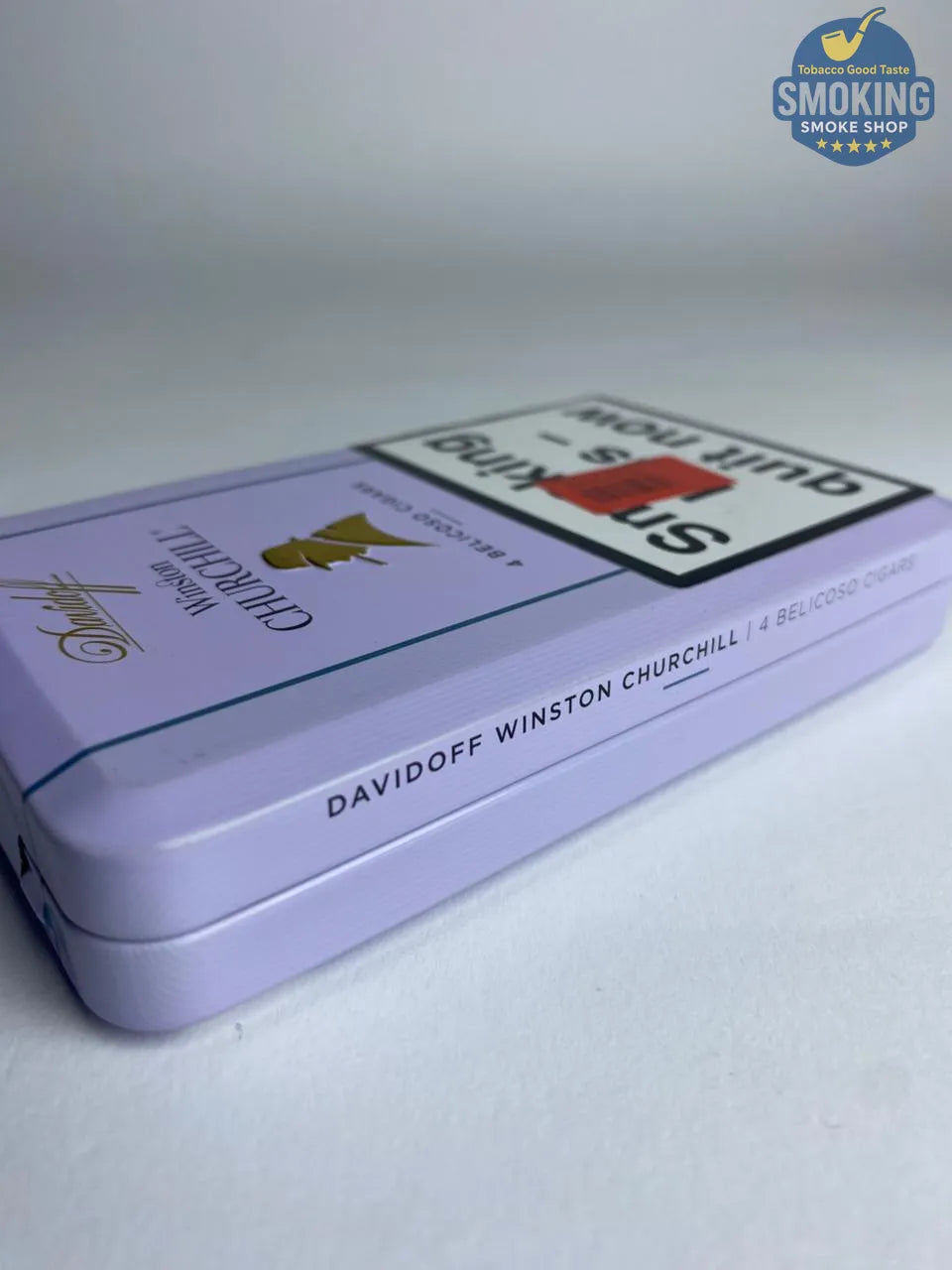 Davidoff Winston Churchill Belicoso (4 Cigars ) — سيجار دافيدوف وينستون تشرشل بيليكوسو ( علبة 4 سيجار ) 