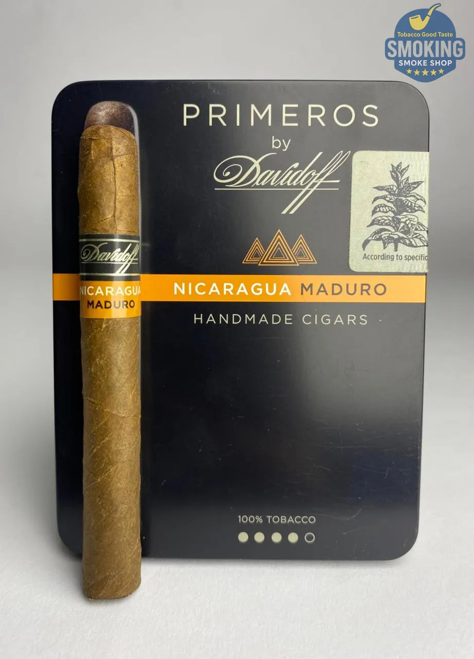 Davidoff Primeros Nicaragua / Nicaragua Maduro ( pack of 6 cigar ) —  دافيدوف بريمرس نيكاراغوا / نيكاراغوا مادورو علبة ( 6 قطع )  🟧🖤🚬