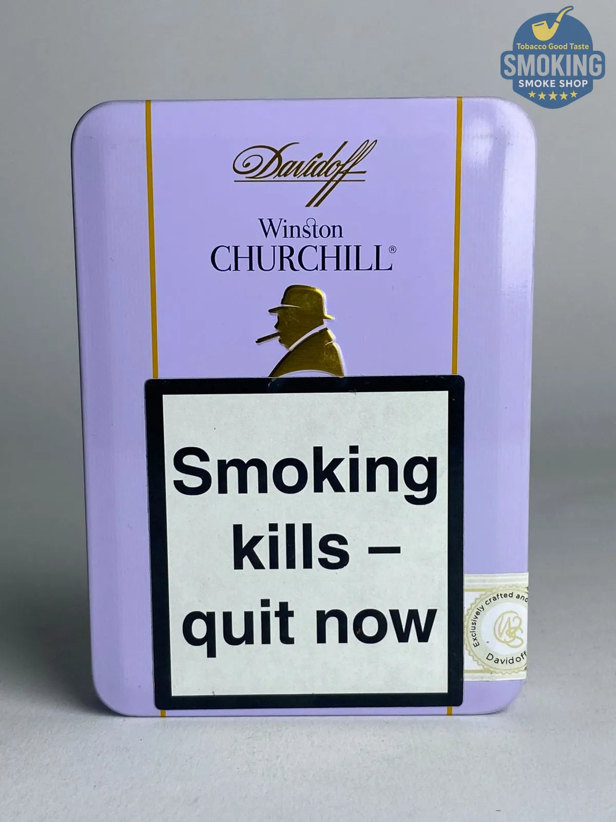 Davidoff Winston Churchill Petit Panetela — سيجار دافيدوف وينستون تشرشل (علبة 5 قطع)