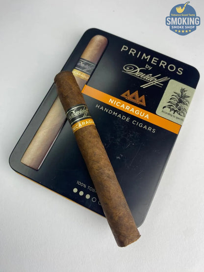 Davidoff Primeros Nicaragua / Nicaragua Maduro ( pack of 6 cigar ) —  دافيدوف بريمرس نيكاراغوا / نيكاراغوا مادورو علبة ( 6 قطع )  🟧🖤🚬