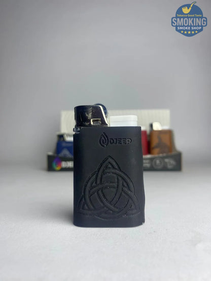 French DJEEP Leather Lighter — ولاعة جيب ديجيب فرنسي كسوة جلد اشكال مختلفة 🔥💎