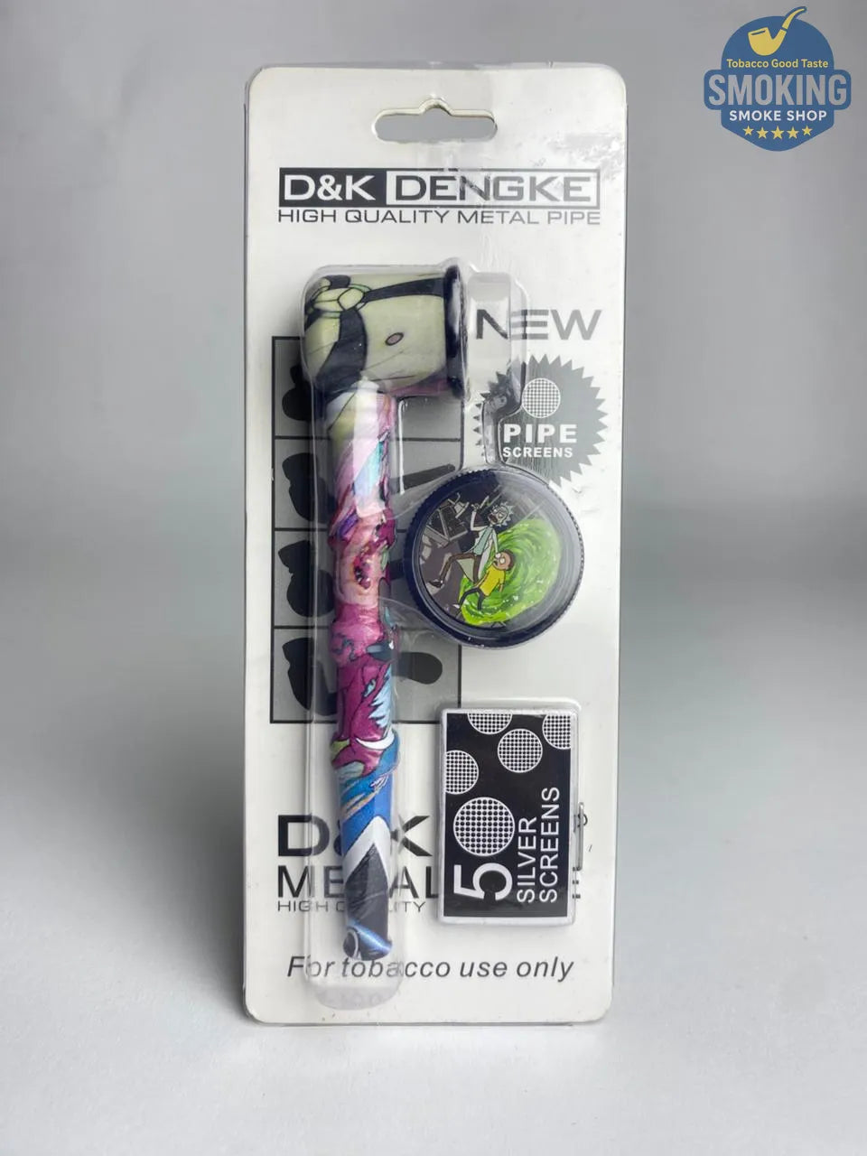 D&K Rick & Morty Metal Pipe — مدواخ معدني دي آند كيه بتصميم كارتون ريك ومورتي