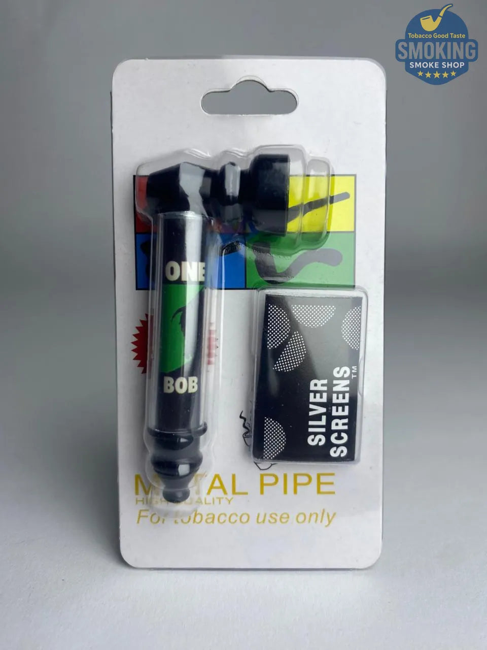 D&K Metal & Glass Pipe — مدواخ معدني بغطاء زجاجي قصير من دي آند كيه