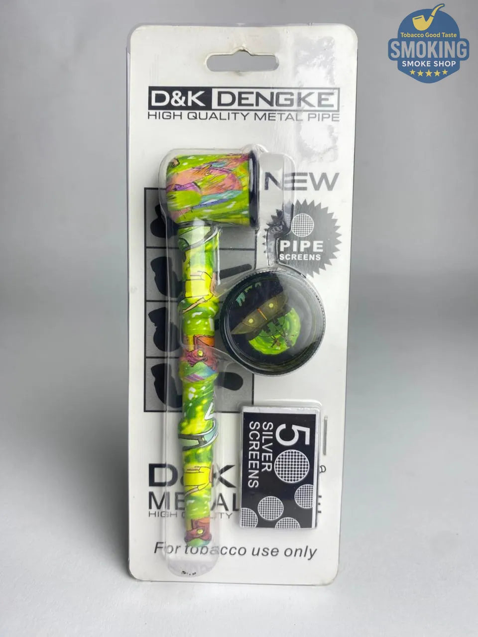 D&K Rick & Morty Metal Pipe — مدواخ معدني دي آند كيه بتصميم كارتون ريك ومورتي