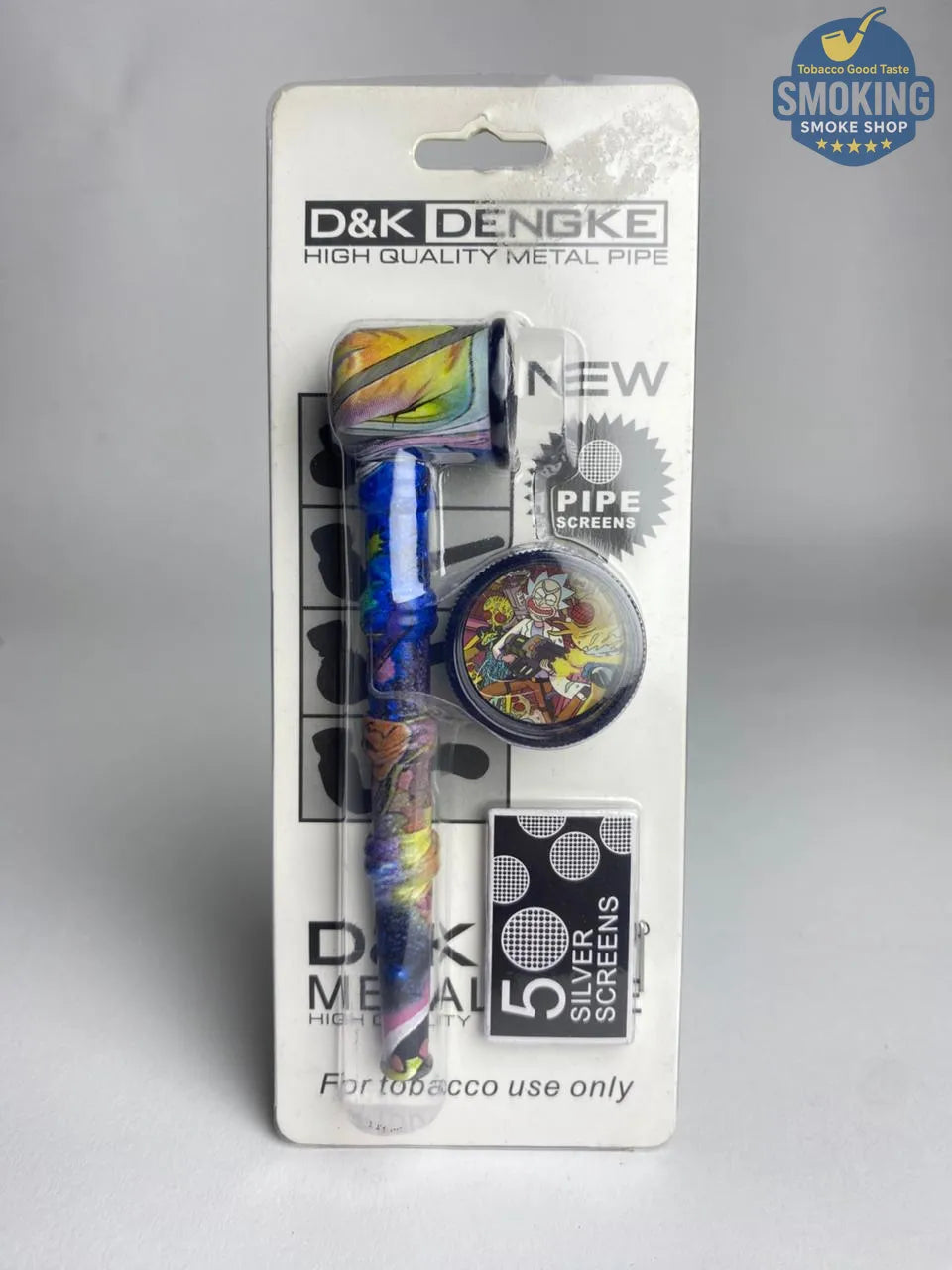 D&K Rick & Morty Metal Pipe — مدواخ معدني دي آند كيه بتصميم كارتون ريك ومورتي