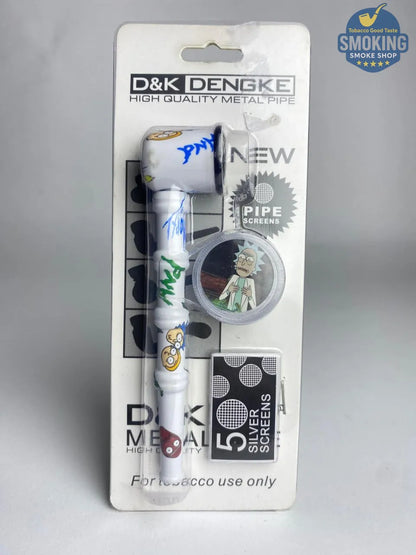 D&K Rick & Morty Metal Pipe — مدواخ معدني دي آند كيه بتصميم كارتون ريك ومورتي