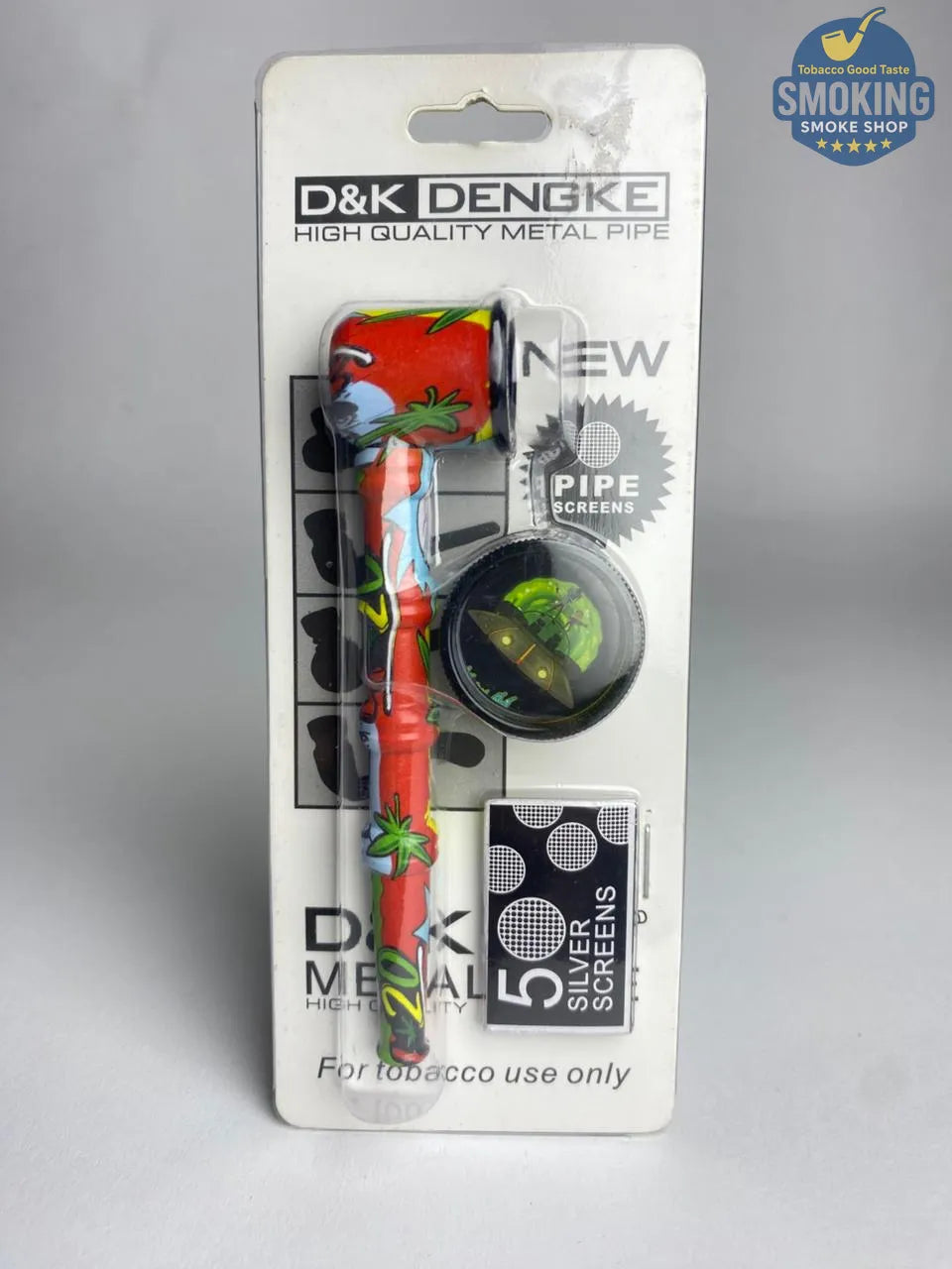 D&K Rick & Morty Metal Pipe — مدواخ معدني دي آند كيه بتصميم كارتون ريك ومورتي