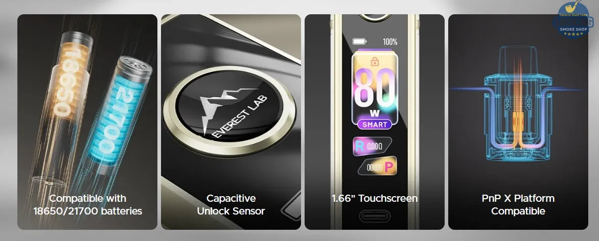 Voopoo DRAG X3 —فايب فوبوو دراج اكس 3 جهاز كامل بطارية خارجي 