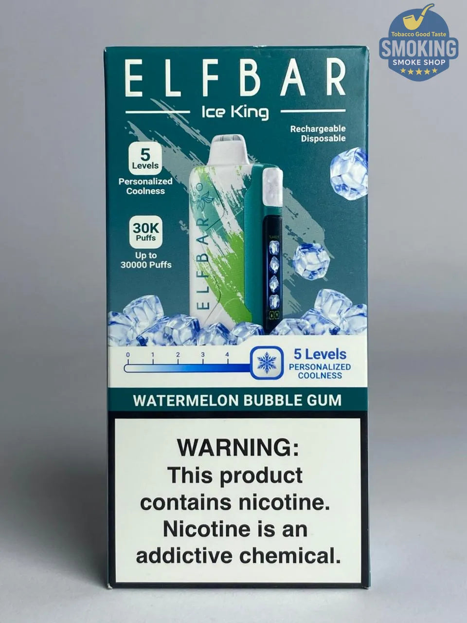 ElfBar Ice King 30K نفثات للاستعمال مرة واحدة بود الفابار ايس كينج 30 الف سحبة