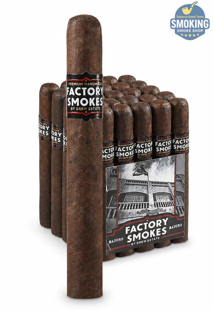 Factory Smokes Robusto Maduro — سيجار فاكتوري سموكس روبوستو مادورو ( اقتصادي يُباع بالقطعة الواحدة )