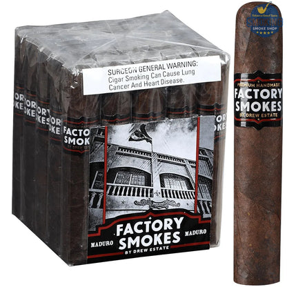 Factory Smokes Robusto Maduro — سيجار فاكتوري سموكس روبوستو مادورو ( اقتصادي يُباع بالقطعة الواحدة )