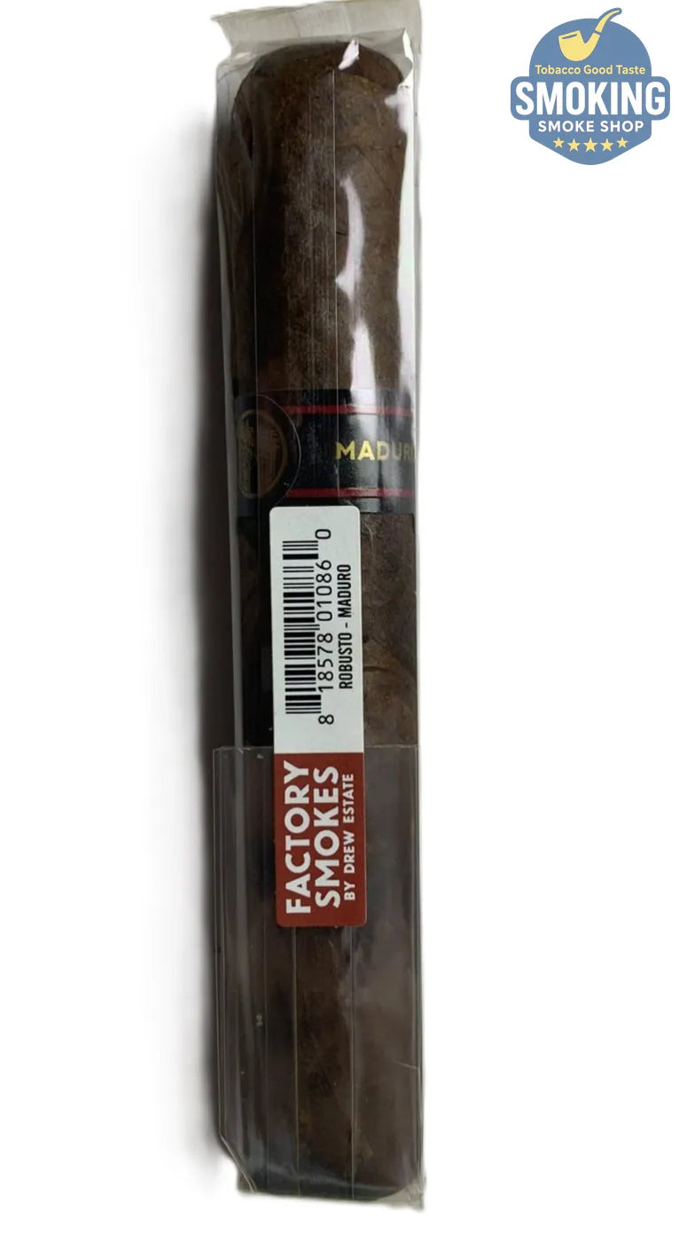 Factory Smokes Robusto Maduro — سيجار فاكتوري سموكس روبوستو مادورو ( اقتصادي يُباع بالقطعة الواحدة )