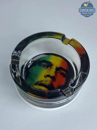 Glass Ashtray — طفاية سجائر زجاج دائرية بتصاميم متنوعة