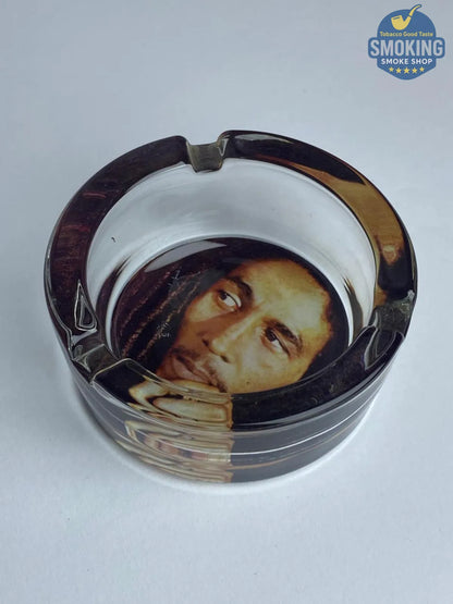 Glass Ashtray — طفاية سجائر زجاج دائرية بتصاميم متنوعة