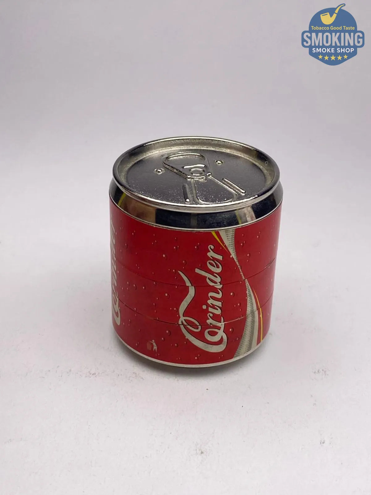 Can Shape tobacco Grinder — مطحنة تبغ بشكل علبة كانز 🥤