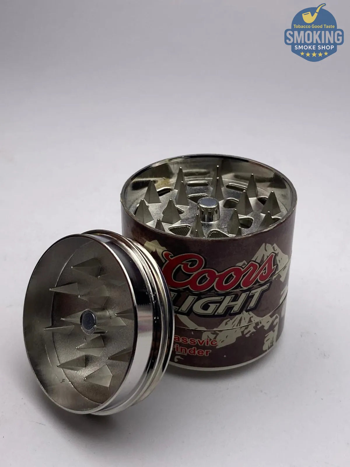 Can Shape tobacco Grinder — مطحنة تبغ بشكل علبة كانز 🥤
