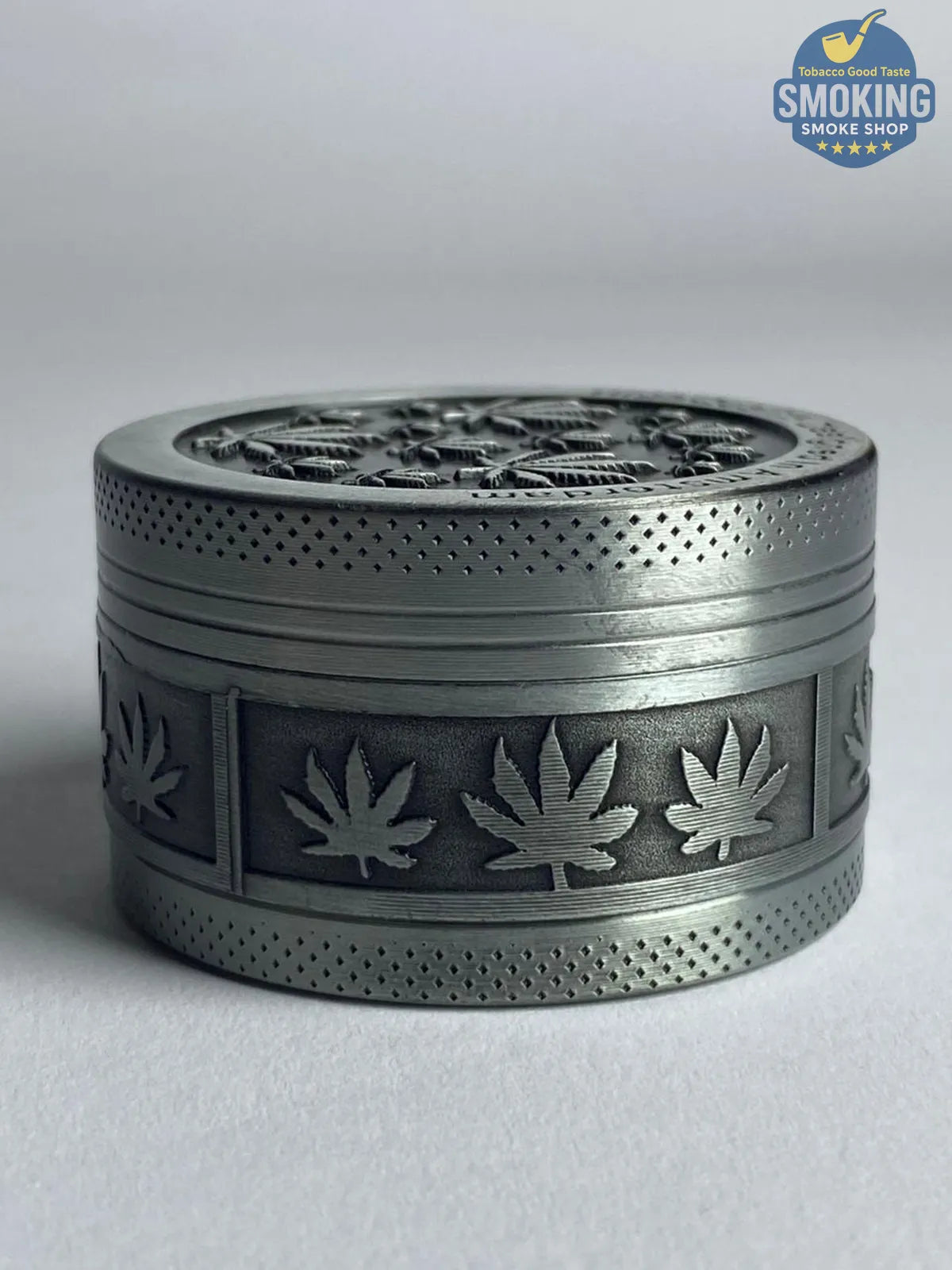 D&K Amsterdam Tobacco Grinder — مطحنة تبغ أمستردام معدن سيلفر 