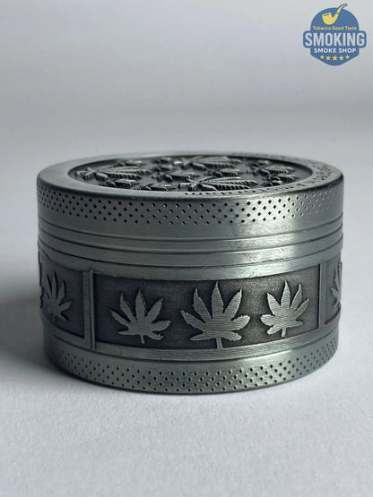 D&K Amsterdam Tobacco Grinder — مطحنة تبغ أمستردام معدن سيلفر 