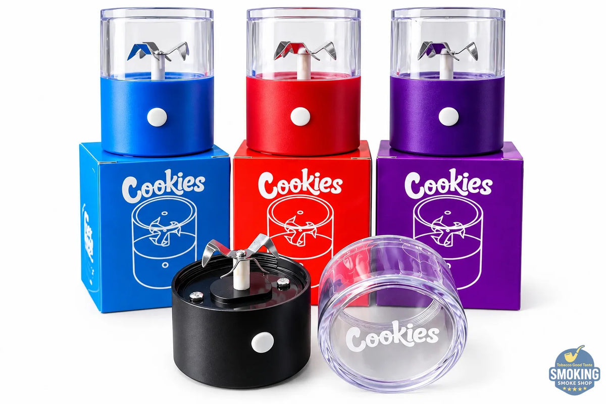 Cookies Electric USB Grinder — مطحنة او جريندر تبغ ماركة كوكيز كهربائية وقابلة للشحن USB