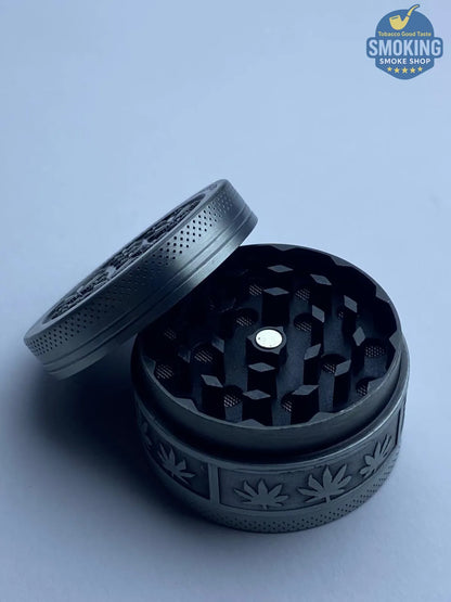 D&K Amsterdam Tobacco Grinder — مطحنة تبغ أمستردام معدن سيلفر 
