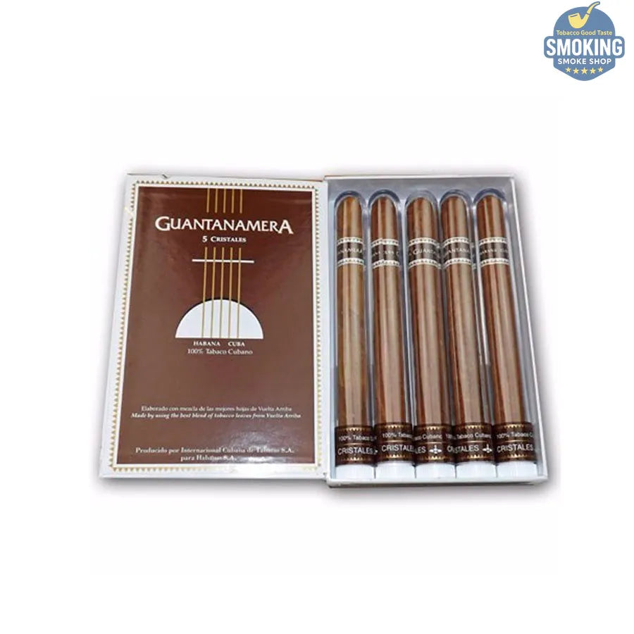 Guantanamera Cristales Cigar – جوانتاناميرا كريستال سيجار مغلف في تيوب بلاستيكي ( علبة او قطعة سيجار كوبي مغلفة ) 