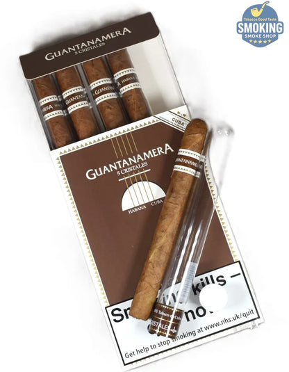 Guantanamera Cristales Cigar – جوانتاناميرا كريستال سيجار مغلف في تيوب بلاستيكي ( علبة او قطعة سيجار كوبي مغلفة ) 