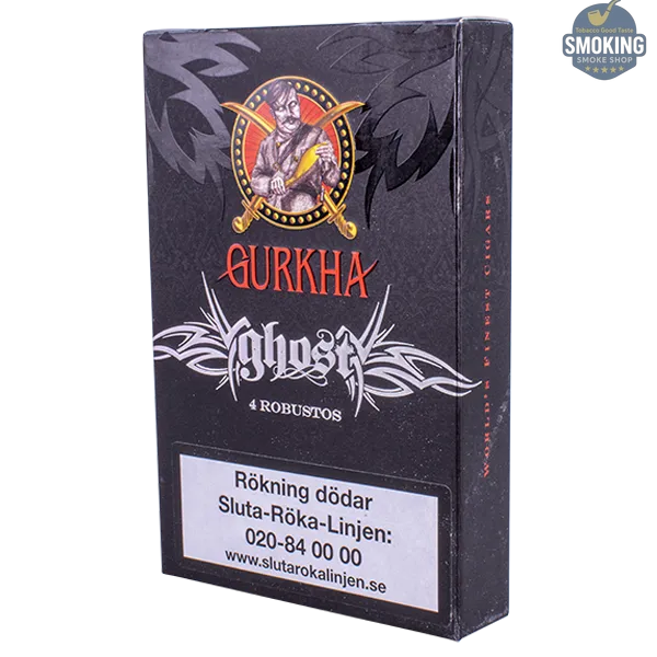 Gurkha Robusto (Ghost & Seduction) — سيجار غوركا روبوستو (جوست وسيدكشن) عبوة 4 قطع مقاس روبوستو 