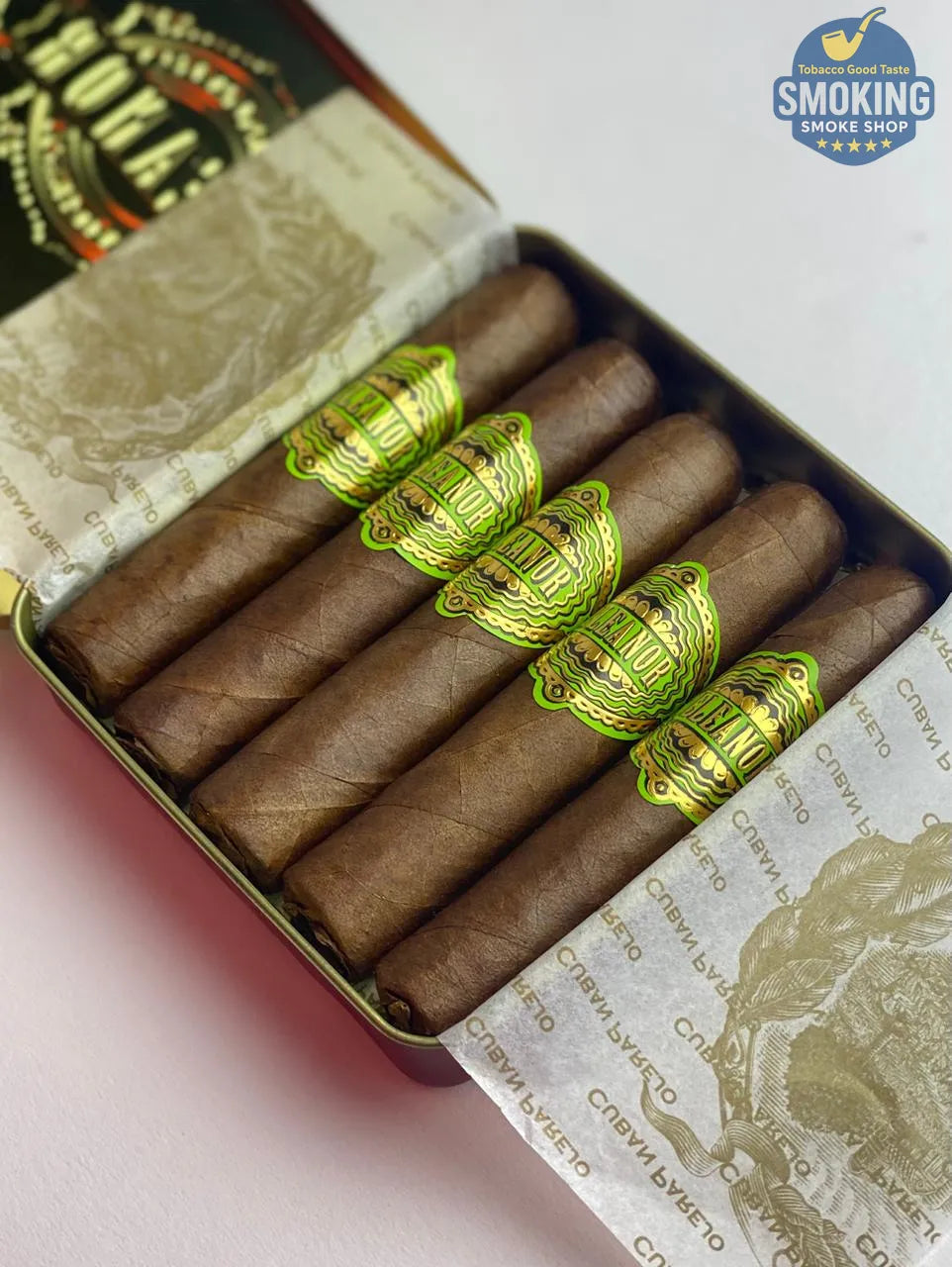 ELEANOR Cuban Parejo 5 Half Corona — إليانور كوبان باريخو 5 قطع هاف كورونا 💚🚬