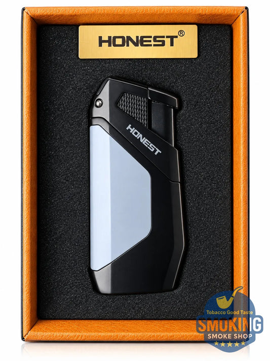 Dual Torch Cigar Lighter — ولاّعة سيجار مزدوجة الشعلة مع بانش