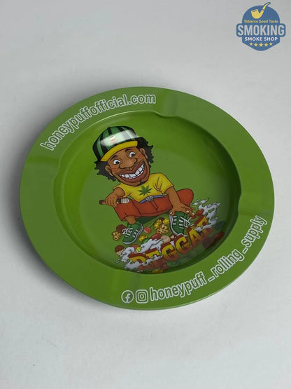 HoneyPuff Metal Rolling Tray – صنية لف معدنية من هوني باف صغيرة