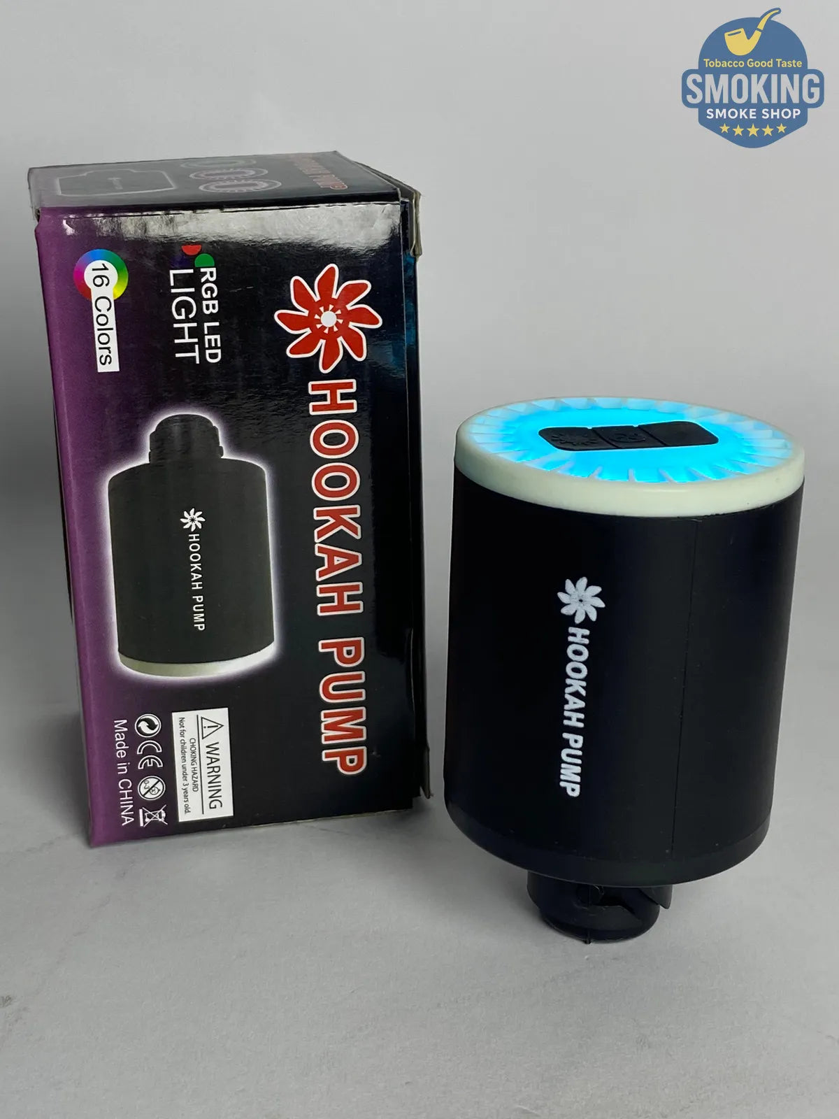 🚭 Hookah Pump ( Hookah Air Blower ) —  مضخة شيشة بإضاءة ( جهاز تسخين حجر الشيشة ) LED