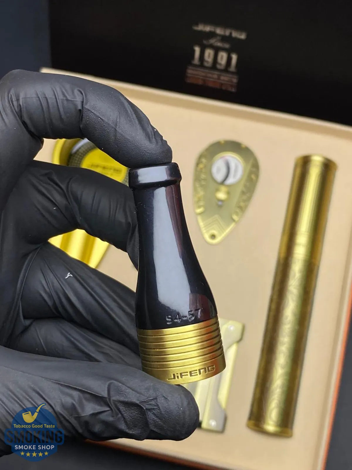 JIFENG Luxury Cigar Gift Set - طقم إكسسوارات سيجار كامل فاخر من جيفِينغ