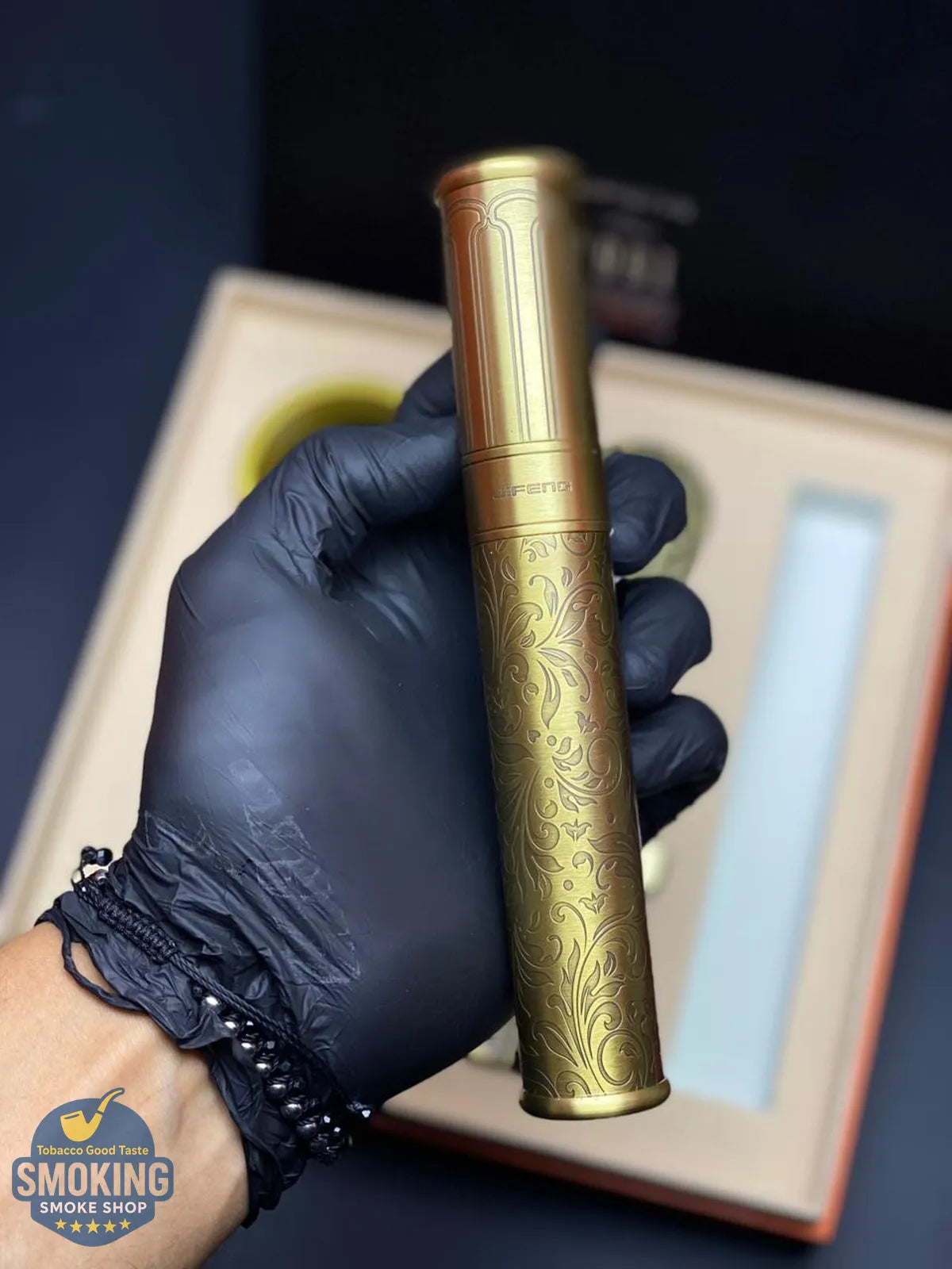 JIFENG Luxury Cigar Gift Set - طقم إكسسوارات سيجار كامل فاخر من جيفِينغ