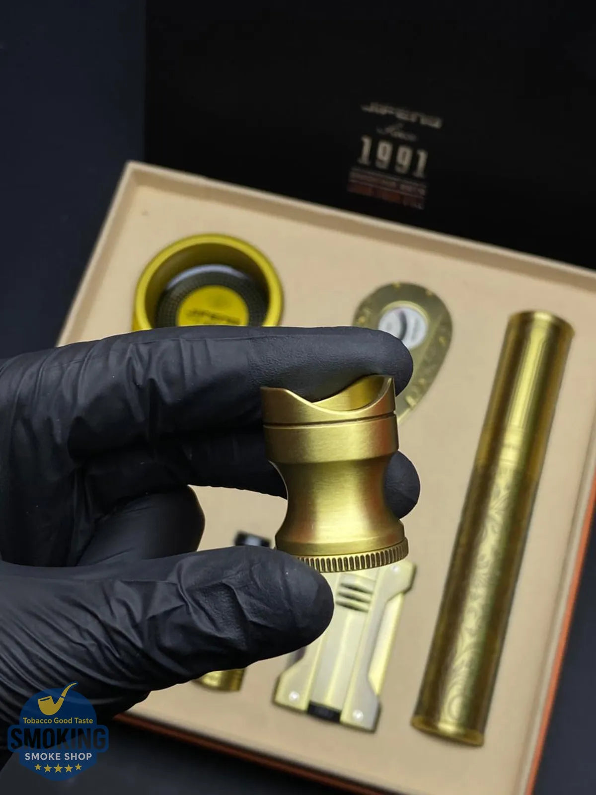 JIFENG Luxury Cigar Gift Set - طقم إكسسوارات سيجار كامل فاخر من جيفِينغ