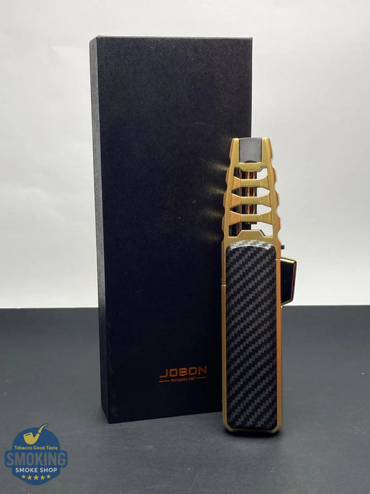 JOBON TORCH LIGHTER - ولاعة سيجار توربو – فخامة الكربون/الخشبي
