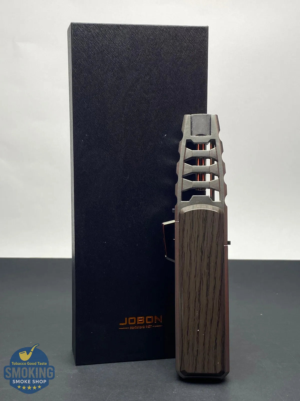 JOBON TORCH LIGHTER - ولاعة سيجار توربو – فخامة الكربون/الخشبي