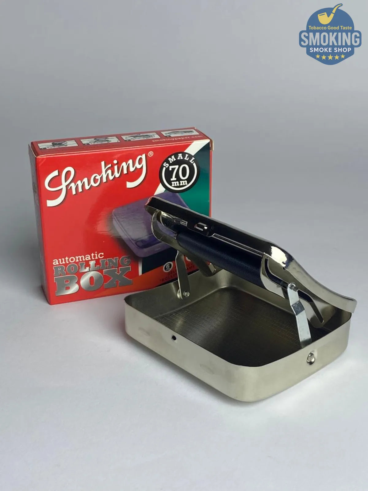 Smoking Cigarette Rolling Machine علبة/مكنة لف السجائر اليدوية ماركة سموكنج 